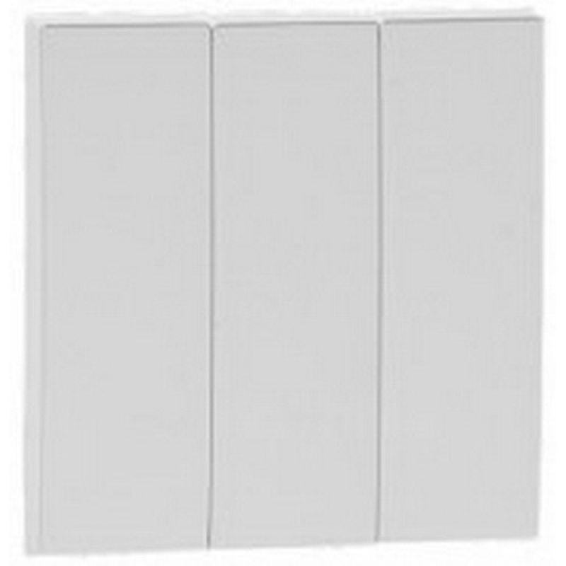 Клавиша 3-х клав. LOGUS белоснежная 90661 TBR