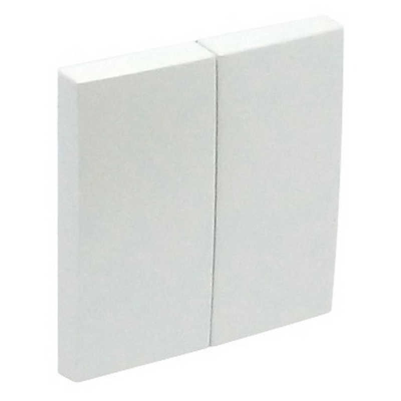 Клавиша 2-х клав. LOGUS металік крижаний 90611 TGE Клавиша 2-х клав. LOGUS металік крижаний 90611 TGE