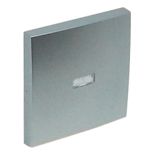 Клавіша 1-кл. з підсвіткою LOGUS металік алюмінієвий 90602 TAL