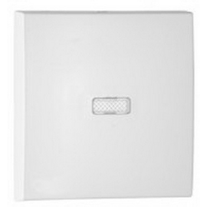 Клавіша 1-кл. з підсвіткою LOGUS біла 90602 TBR