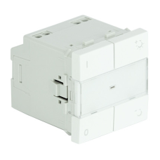 Димер клавішний 2-модульний для енергоощадних ламп із витим трансформатором 2-модульний 45218 SBM Efapel