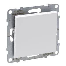 SUNO Перемикач одноклавішний перехресний 10А гвинтові клеми, колір Білий