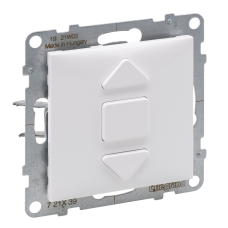 SUNO Вимикач жалюзі 3-позиційний 6А, 250 В, колір Білий