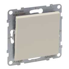 SUNO Перемикач одноклав. перехресний 10А гвинтові клеми, колір Слонова кістка