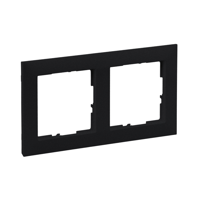 SUNO Рамка 2-постова, колір Чорний SUNO Рамка 2-постова, колір Чорний