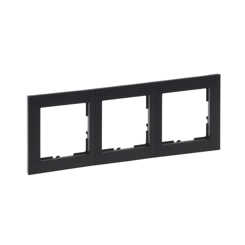 SUNO Рамка 3-постова, колір Чорний патерн SUNO Рамка 3-постова, колір Чорний патерн