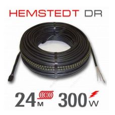 Тонкий нагрівальний кабель HEMSTEDT DR 12,5 — 300 ВТ, 24 М