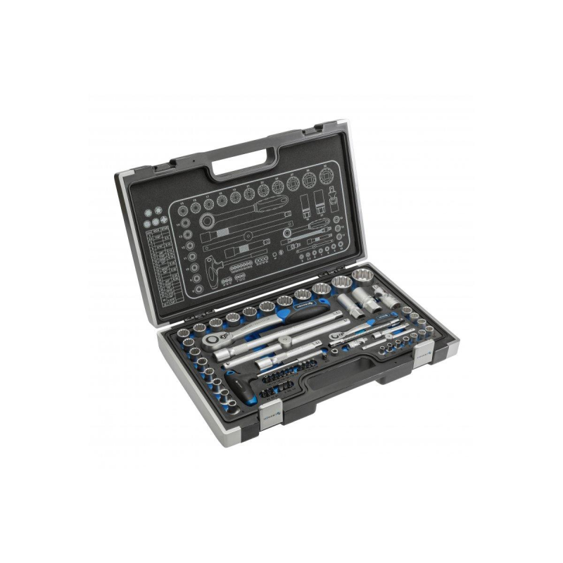 Набір інструментів HOEGERT 60 шт. 1/4“, 1/2“ (HT1R470)