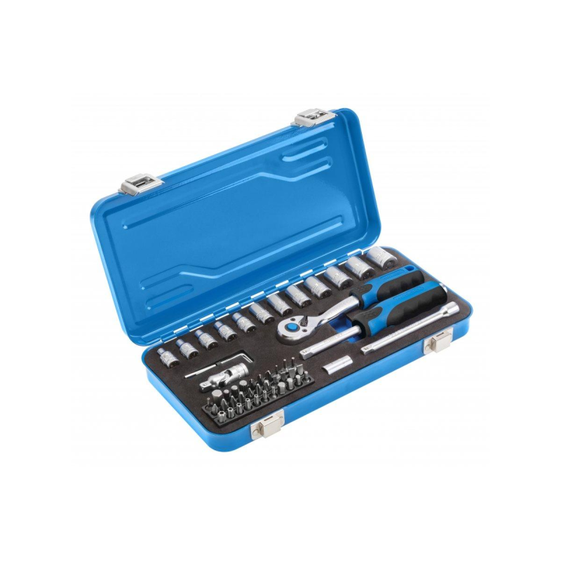 Набір інструментів HOEGERT 53 шт. 1/4“ (HT1R485) Набір інструментів HOEGERT 53 шт. 1/4“ (HT1R485)