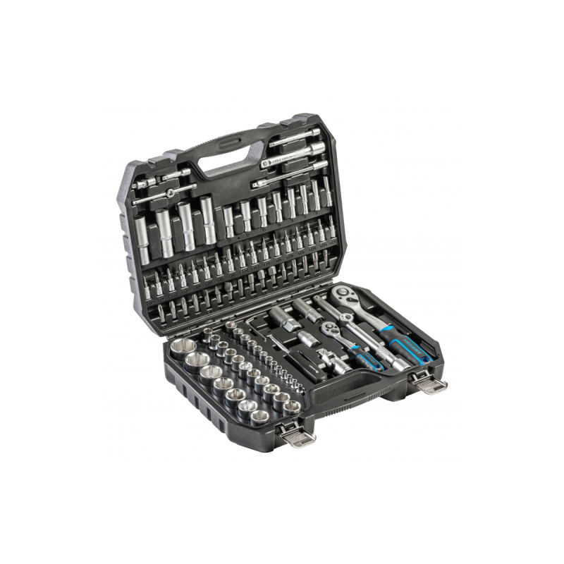 Набір інструментів HOEGERT 95 шт. 1/4“ 1/2“ (HT1R226) Набір інструментів HOEGERT 95 шт. 1/4“ 1/2“ (HT1R226)