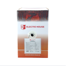 Мережевий кабель UTP cat5e 4х2х0,51 мм2 CCA ПВХ сірий, внутрішній монтаж