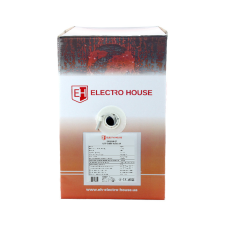 Мережевий кабель UTP cat5e 4х2х0,51 мм2 Cu ПВХ сірий, внутрішній монтаж