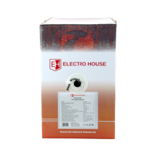 Мережевий кабель FTP cat5e 4х2х0,51 мм2 Cu PE чорний, зовнішній монтаж