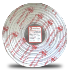 Кабель коаксіальний RG-6U 48% мідь 1.02 ПВХ, білий, 100 м