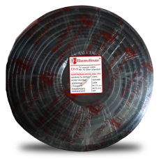 Кабель коаксіальний RG-6U 100% мідь 0.75 ПВХ, чорний, 100 м