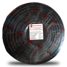 Кабель коаксіальний RG-6U 100% оміднена сталь 0.75 ПВХ, чорний, 100 м